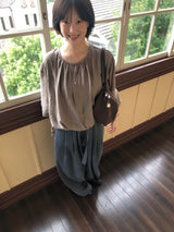 ベルト コットン パンツ