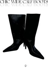 chic wide calf boots