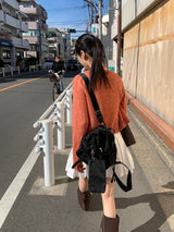 ハッシュウールラウンドカーディガン