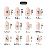 MUZMAK Reusable Nail Tip Starry(Almond)