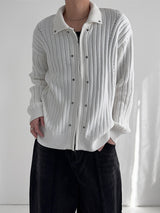 WL Ed Rivet Ribbed Knit Zip-Up (2C)