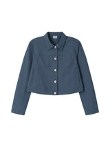 NYLON TRUCKER JACKET (INDIGO)