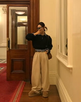 [BELLIDE MADE] Heartbeat, Basic Round Knitwear