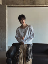 ヌーク ベーシック Uネック ロングスリーブ ティーシャツ