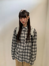 カンパブチェックオーバー長袖シャツ