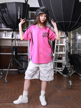 TOUGH BEAR BASEBALL JERSEY (PINK)