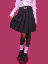 ハーフプリーツスカート (3color)