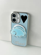 Big Angel Wing Magsafe Grip Tok Holder Smart Tok(Blue)
