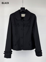 ROUND COLLAR FRILL JACKET (2C)