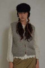 Bonnie Knit Vest [Gray]