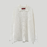 LACE COMBI SHIRT