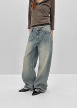 [MADE] Pesto Low Wide Denim Pants