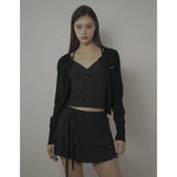 DOT CAMISOLE-BLACK