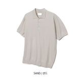 ASCLO Washable Collar Short Sleeve Knit (14color)