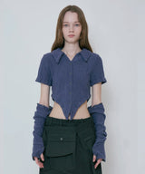  4WAY BUTTON KNIT SHIRT