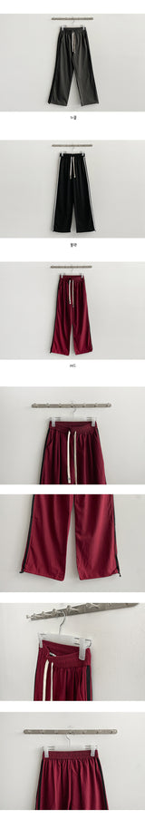 sting double-line banding sweatpants