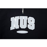 Huke x Nus. ハーフジップアップ(BLACK)