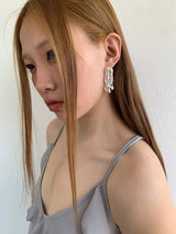 Pearl tassel earrings