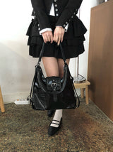 Tian Three-Way Bobusang Buckle Leather Backpack