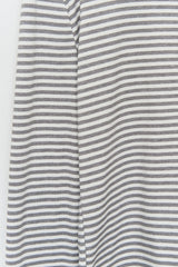 (W) Spell Striped Hooded Top