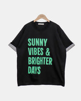 シホ レタリング ショートスリーブ Tシャツ