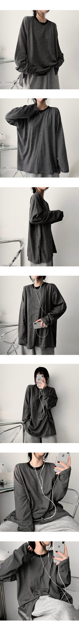 ミーカブーロングスリーブTシャツ