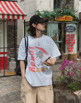 ライトロボットプリンティングショートスリーブTシャツ
