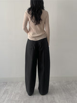 706 Wrap Skirt Balloon Fit Pants