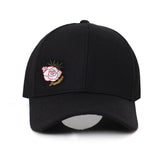 Chubasco Weed White Rose Ballcap BCB016 Black