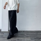 Mineral Grey Relaxed Full-Length Pants