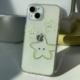 Left - Star Couple Phone Case_glitter