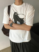 [A-T0139] ブラックキャット半袖Tシャツ