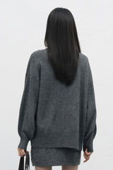 バルーンスリーブルーズフィットカーディガン
