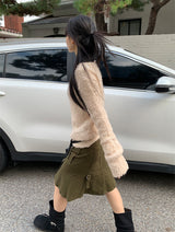 BOUCLE DAMAGE LOOSE KNIT (2C)