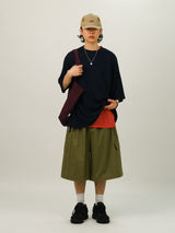 [SEMADE] HARBOR Waffle Round Neck Half 1/2 T