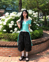 Linz Shirred Strap Short Sleeve