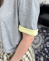 LTVネックレギュラー半袖Tシャツ