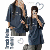 Pledin sporty raglan short-sleeved T-shirt