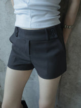 Asheran Two-Button Low Shorts