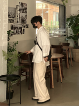 アイボリーバルーンワイドパンツ