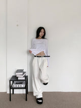 クラウドデュデックシャーリングチームロングスリーブTシャツ(4 Colors)