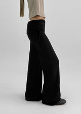 [MADE] bellad folding shirring bootcut pants