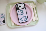 [MADE] Number 3 emoji case (Vintage pink) (magsafe) 