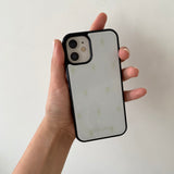 スター柄スマホケース (ガラスバンパー)