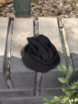 ソフトドットスカーフ (black)