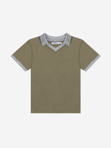 1/2 AUTHENTIC REFEREE PK TEE (OLIVE)