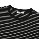 KIRSH PLAIN STRIPE SLIM FIT LONG SLEEVE [BLACK]