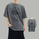 ベッダーダメージ半袖Tシャツ(GRAY)