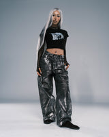 Unicorn Layered T-shirt  (BLACK)