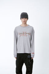 RACING PHENOMENON WAFFLE L/S TEE (GRAY)